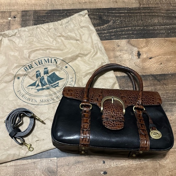 Brahmin Vintage Tuscan Collection Satchel - Picture 1 of 13